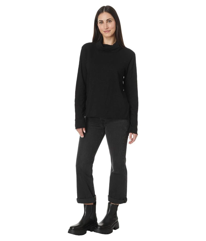 Mod-o-doc Long Sleeve Draped Turtle Neck Top 4