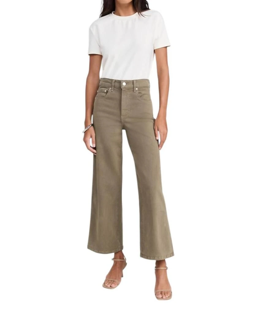 Le Jean Juliette Wide Leg Ankle Jeans In Mountain 1