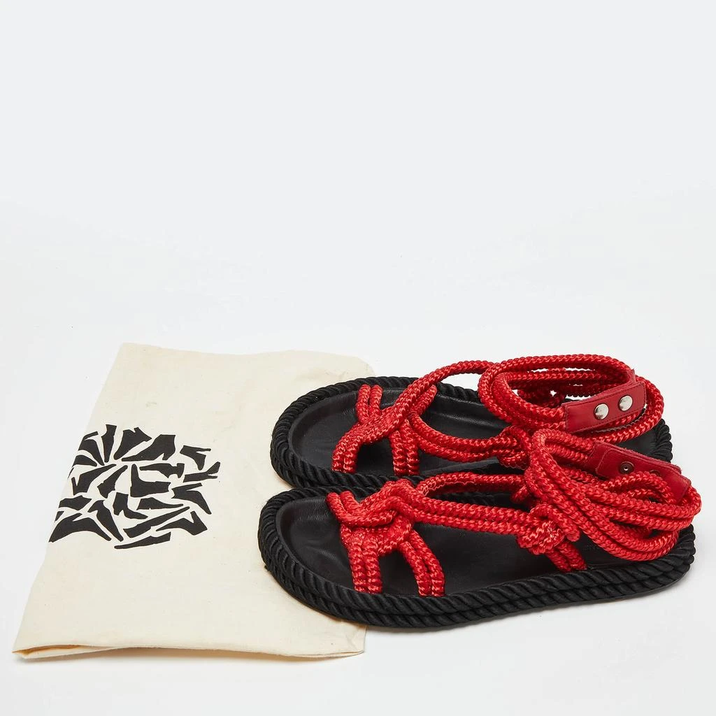 Isabel Marant Isabel Marant Red Rope Lou Flat Sandals Size 39 9
