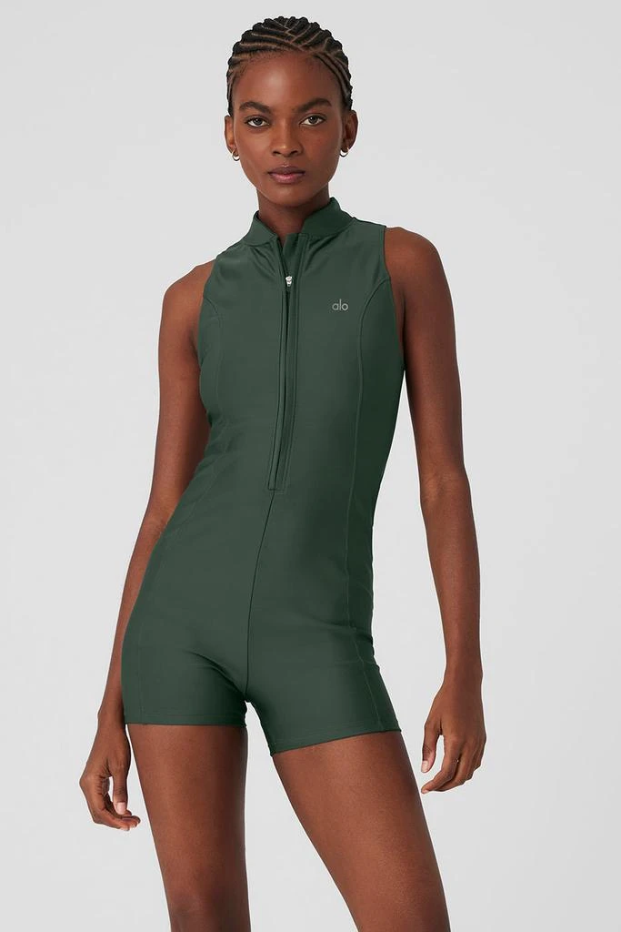 Alo Airlift High Tide Onesie - Dark Cactus 1