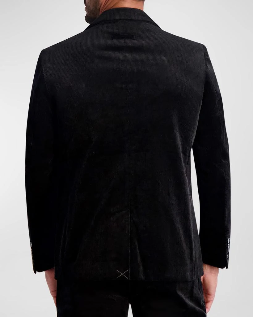 Karl Lagerfeld Paris Men's Corduroy 2-Button Blazer 3
