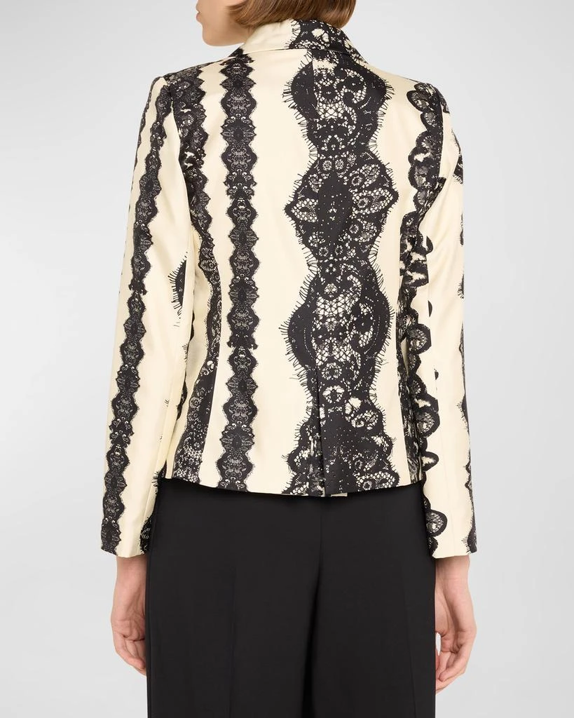 Libertine Venetian Lace Short Blazer Jacket with Crystal Buttons 4