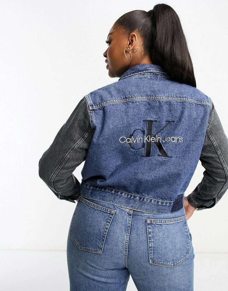 Calvin Klein Jeans Calvin Klein Jeans Plus 90s denim jacket in indigo 1