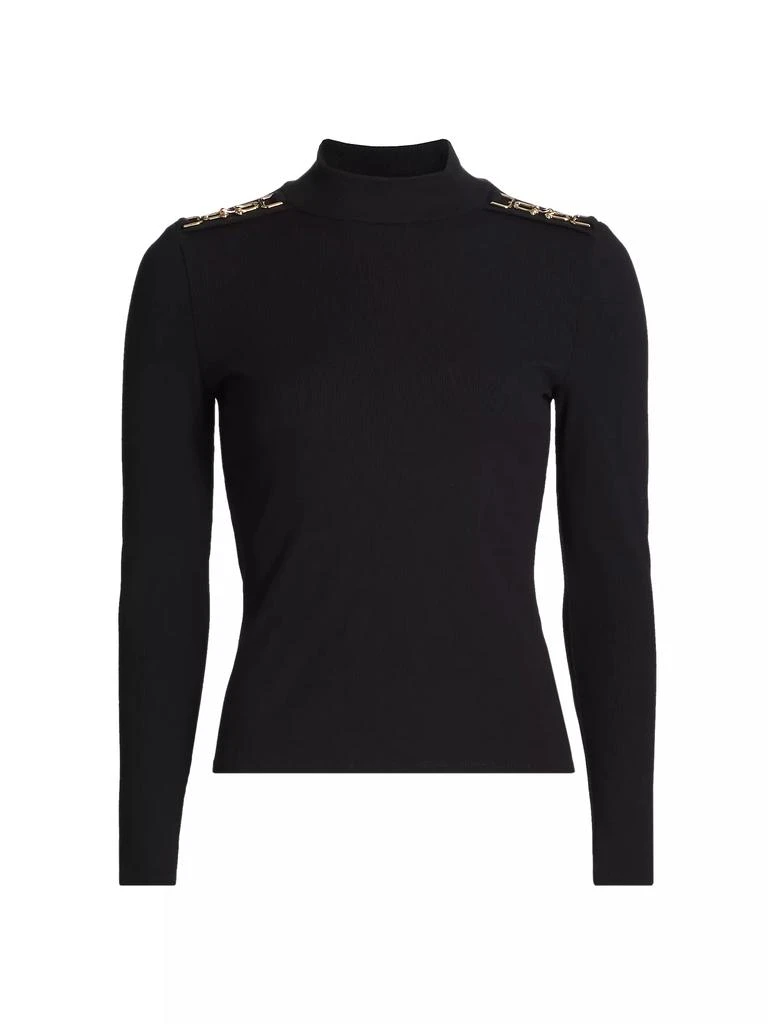 Generation Love Alianna Rib-Knit Mock-Turtleneck Top 1