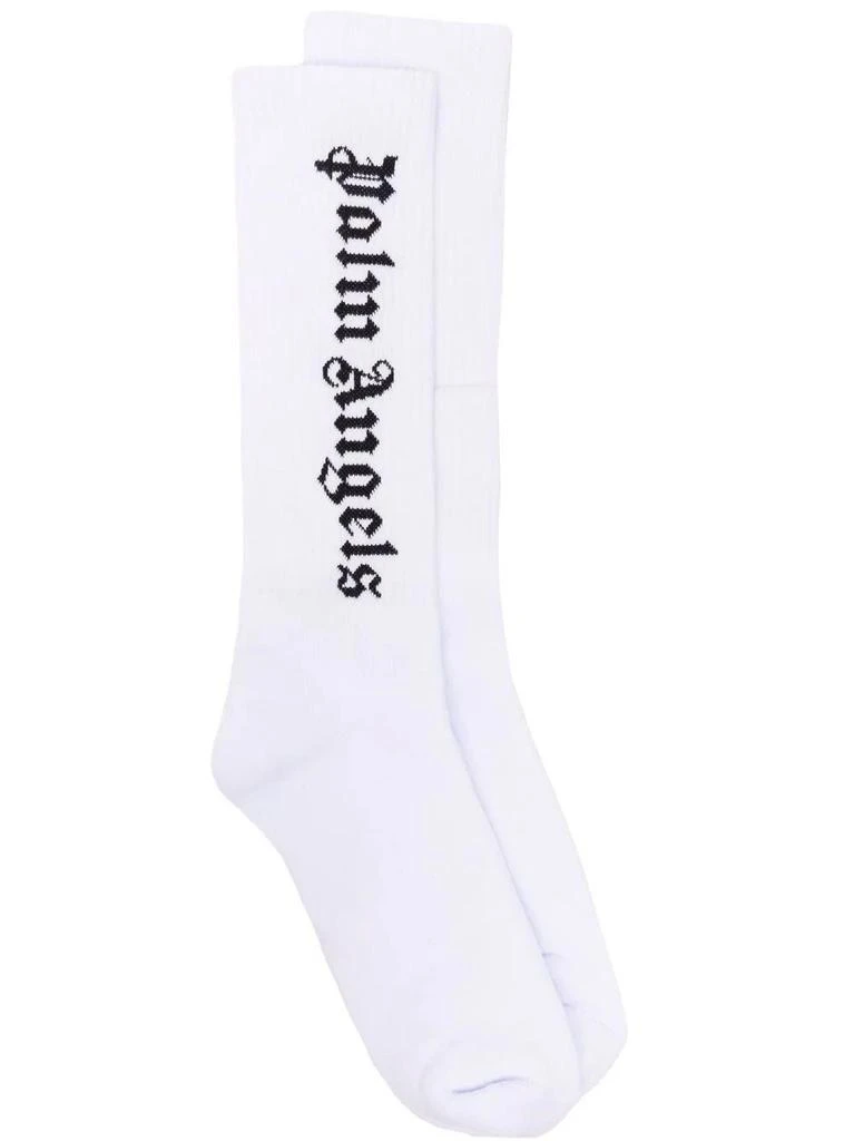 NA Intarsia logo white Socks 1