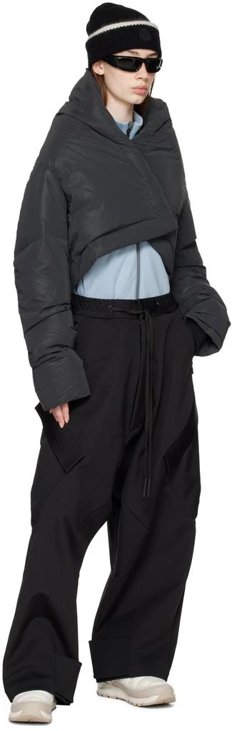 TEMPLA Black Wrap Down Jacket 4