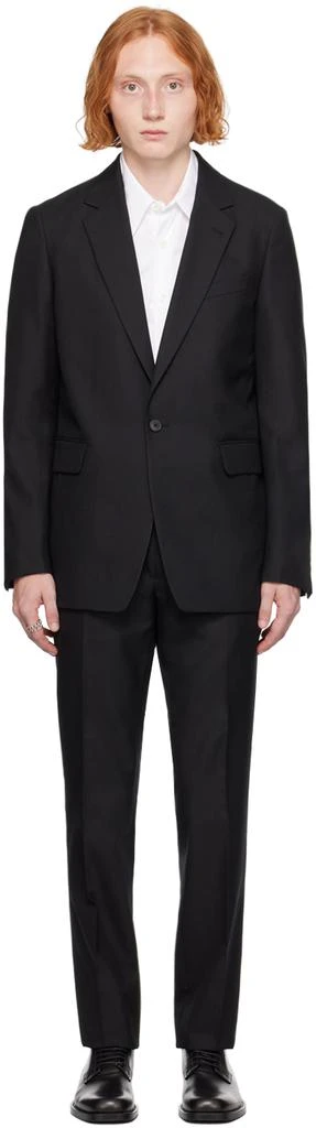 Dries Van Noten Black Single-Breasted Suit 1