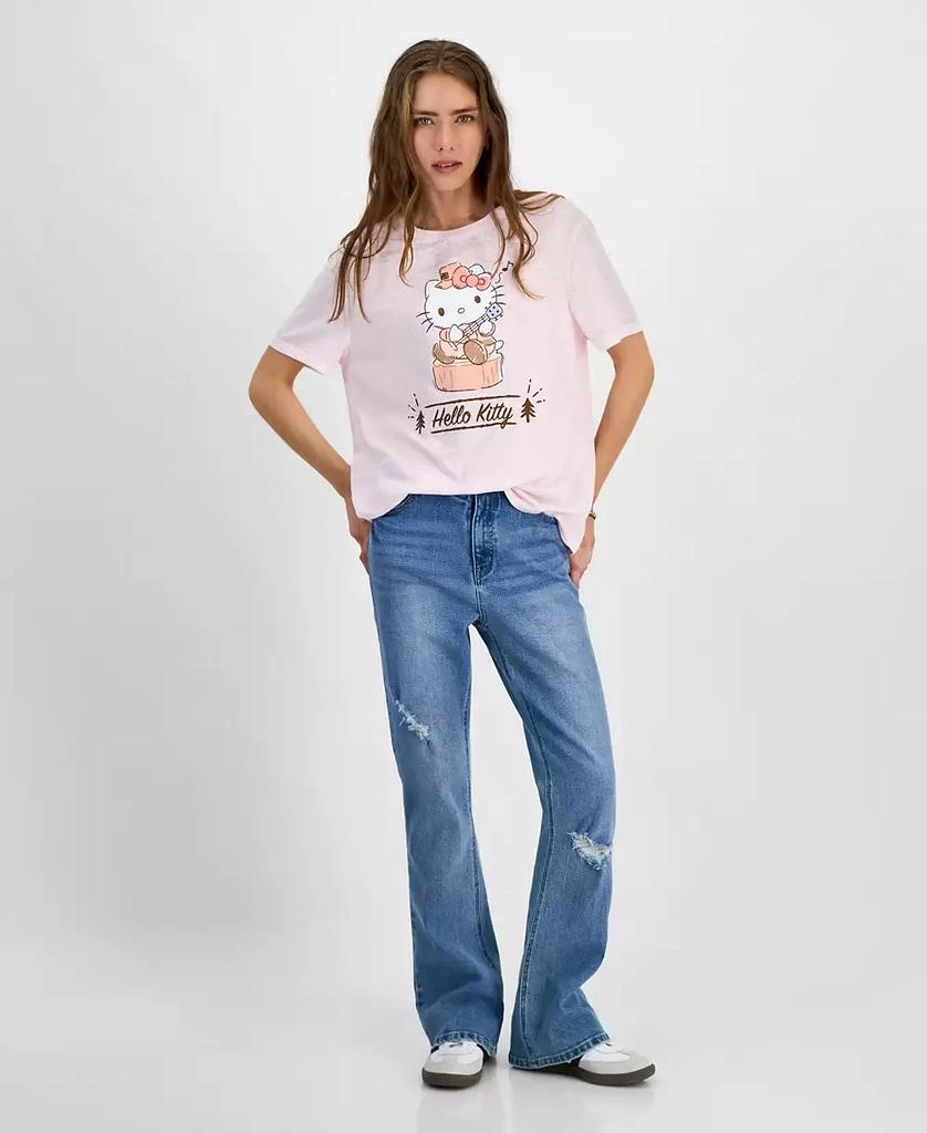 Love Tribe Juniors' Hello Kitty Western Graphic T-Shirt 2