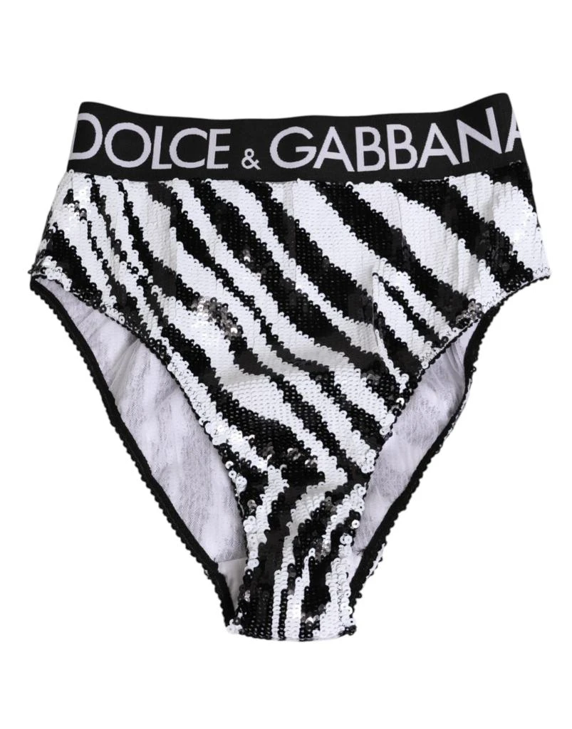Dolce 
Gabbana Stripes High Waist Panty Women
s Underwear