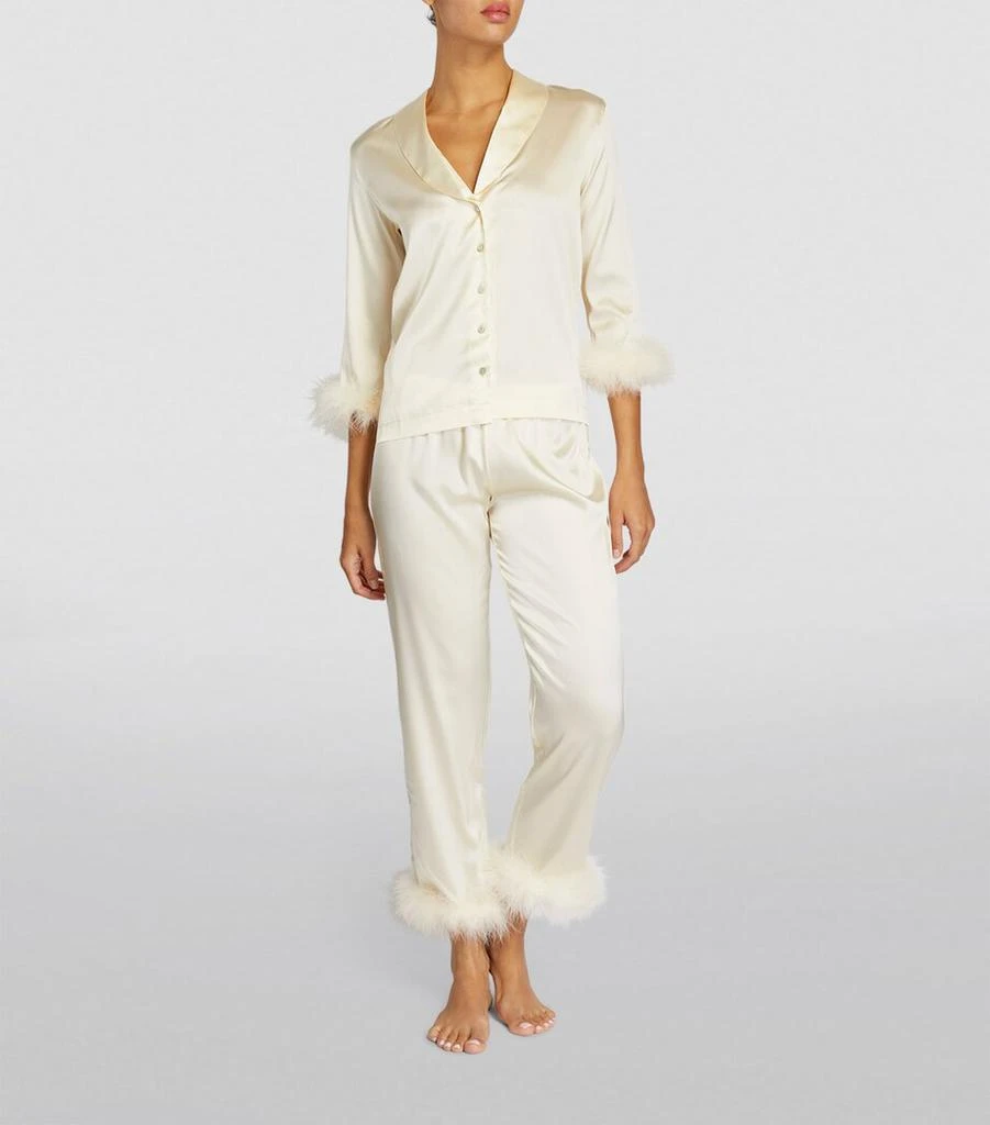 GILDA & PEARL Silk Celeste Pyjama Set 2