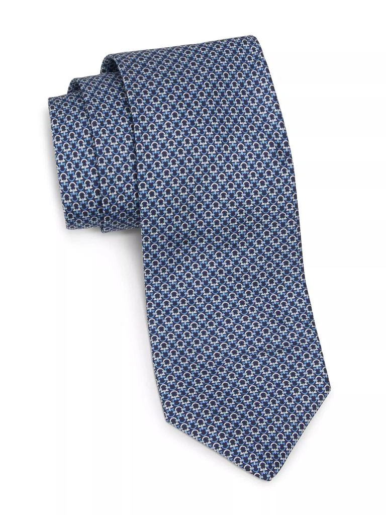 Salvatore Ferragamo Gancini Silk Tie 1