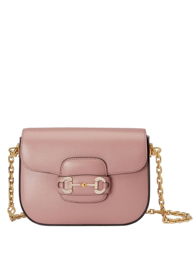 Gucci GUCCI - Horsebit 1955 Mini Leather Shoulder Bag