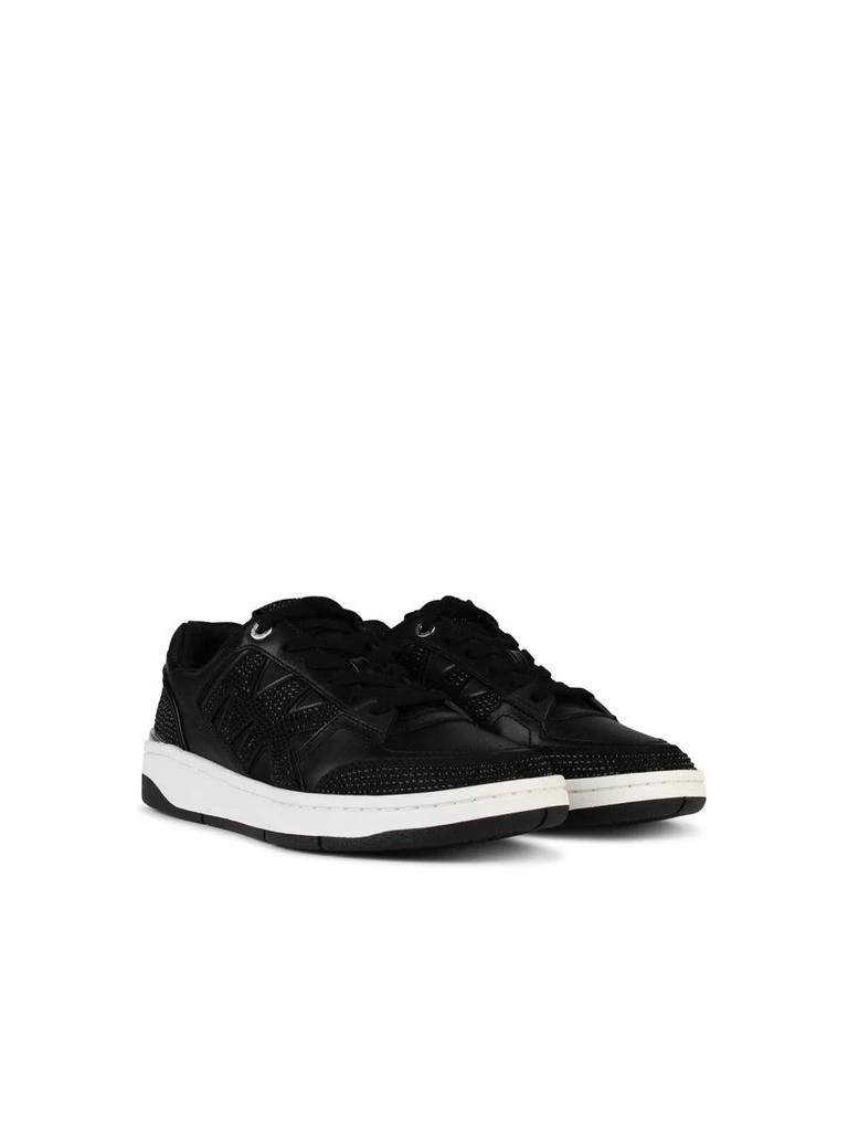 Michael Kors Michael Kors 'Rebel' Black Leather Sneakers 2