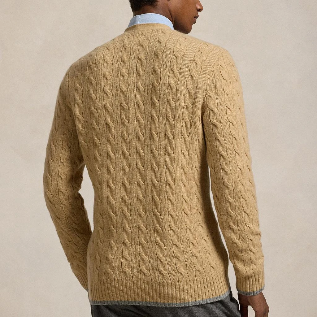 Ralph Lauren Polo Ralph Lauren Cable-Knit Cotton V-Neck Cardigan 3