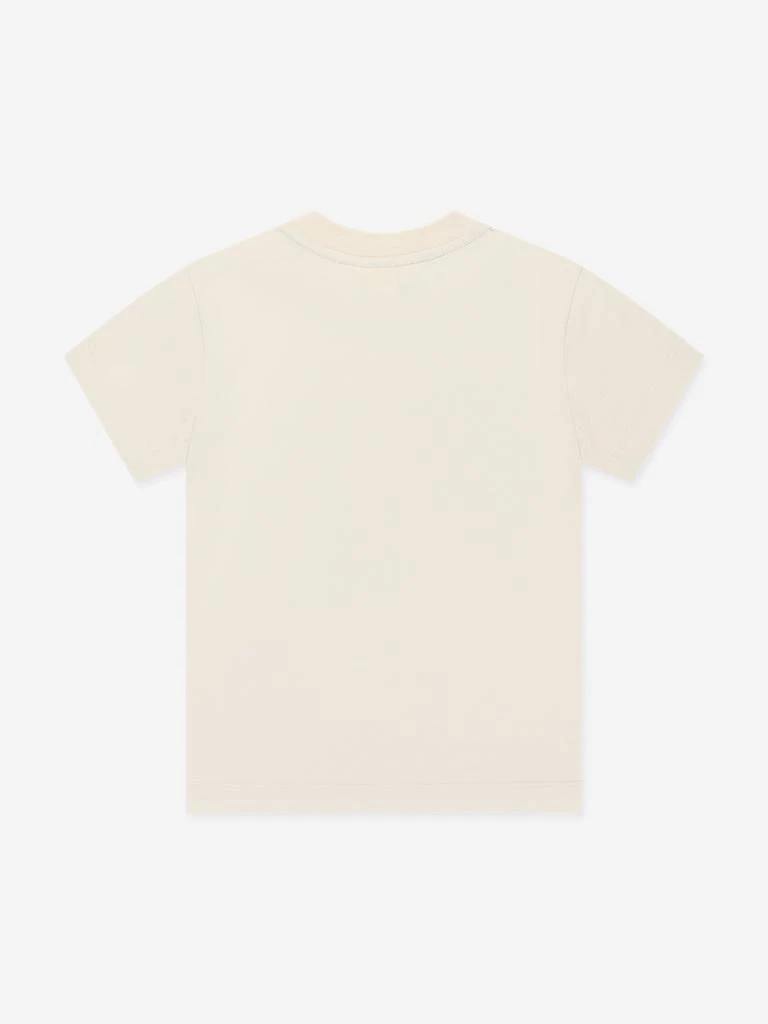 Fendi Kids Fendi Girls Graphic Print T-Shirt in Beige 2