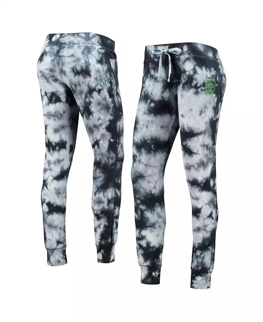 5th & Ocean Women's by New Era Black Austin FC Tie-Dye Pants 1