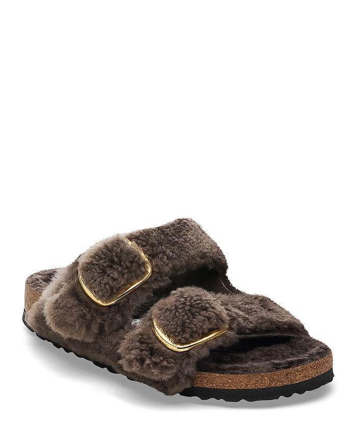 Birkenstock Women's Arizona Big Buckle Shearling Slide Sandals 1