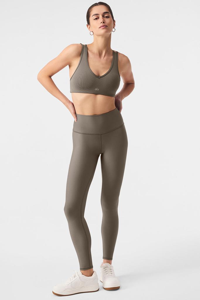 Alo Airlift Winter Warm High-Waist Legging - Olive Tree - Pants