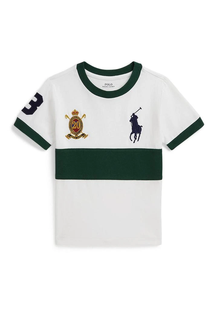 Ralph Lauren Boys 2-7 Big Pony 20th Anniversary Crest T-Shirt