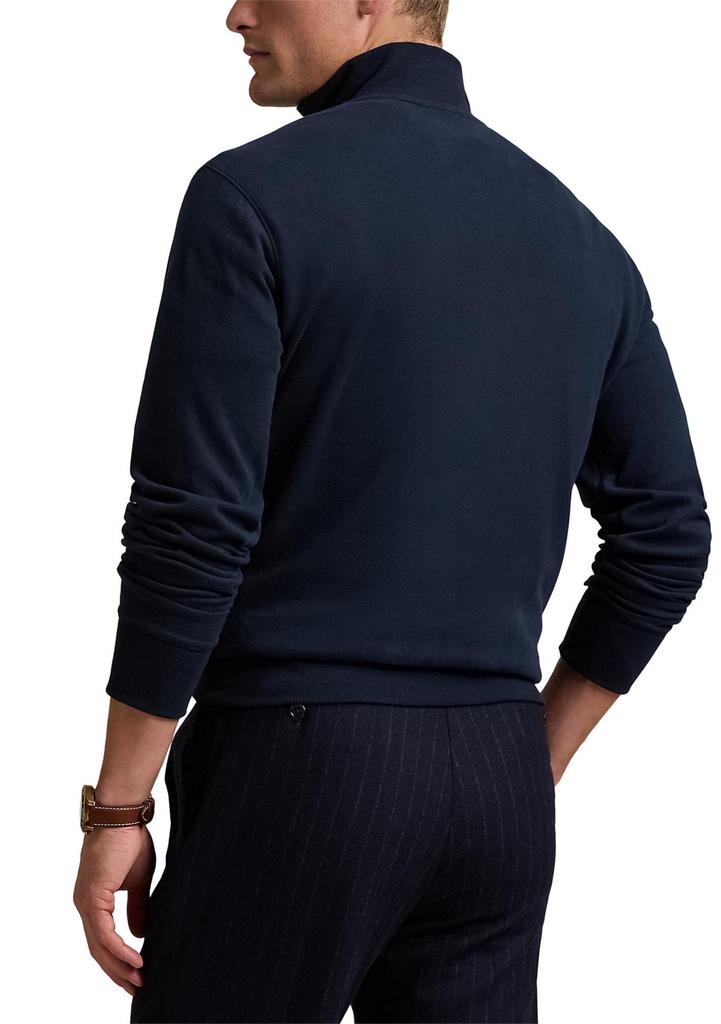 Ralph Lauren Luxury Jersey Quarter-Zip Pullover