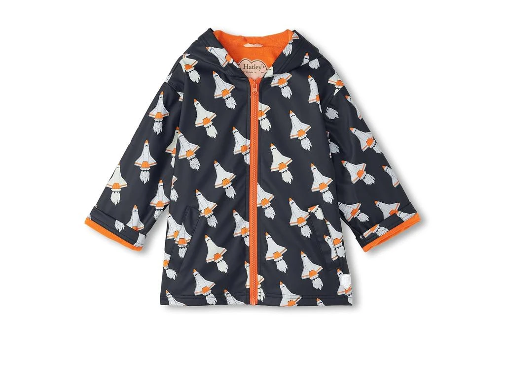 Hatley Space Shuttle Colour Changing Zip-Up Rain Jacket (Toddler/Little Kid/Big Kid) 1