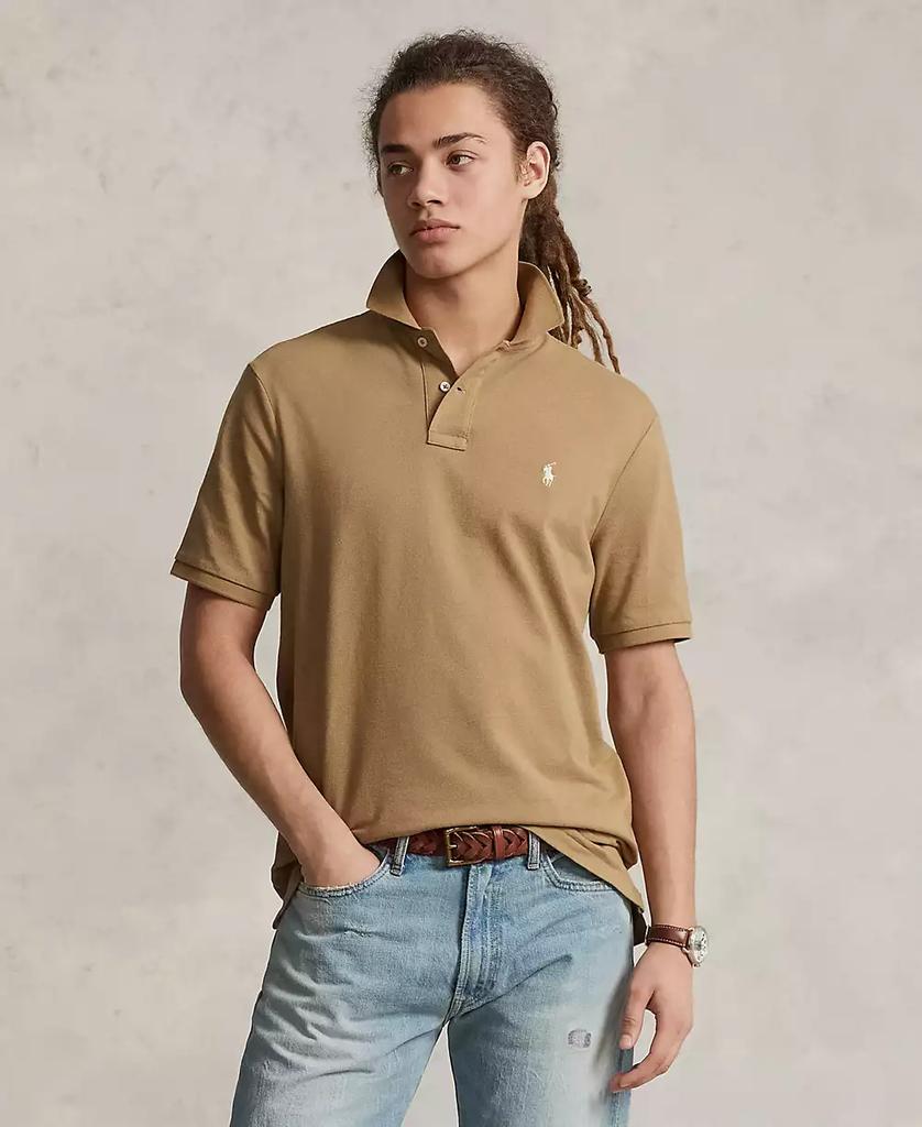 Ralph Lauren Men's Cotton Custom Slim Fit Mesh Polo Shirt