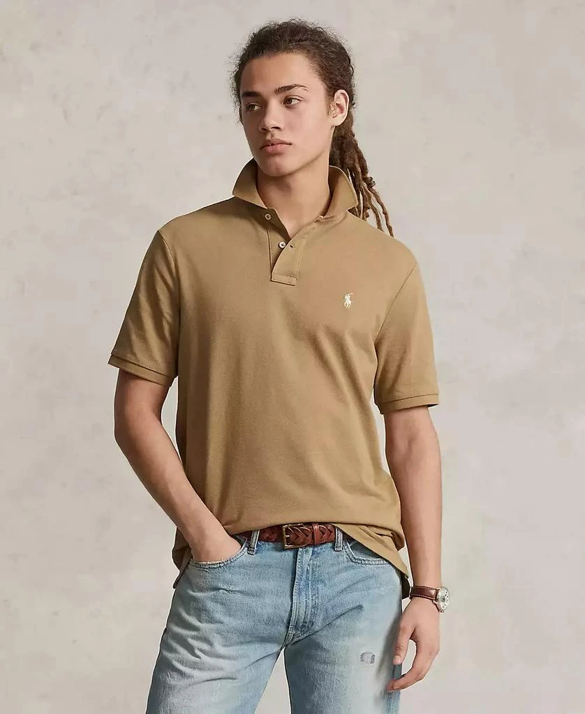 Ralph Lauren Men's Cotton Custom Slim Fit Mesh Polo Shirt 1