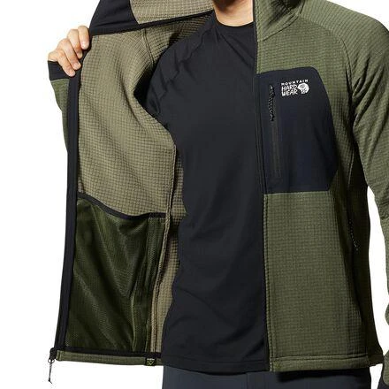 Mountain Hardwear Polartec Power Grid Full-Zip Hoodie - Men's 5