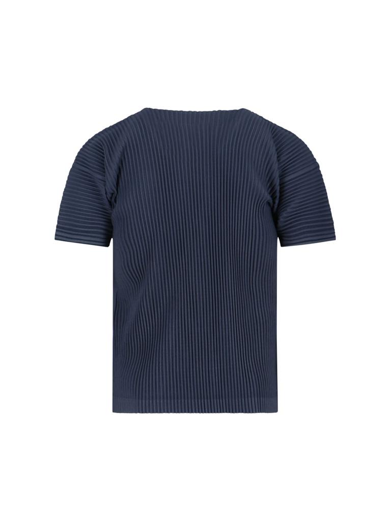 Homme Plissé Issey Miyake Homme Plissé Issey Miyake Pleated Crewneck T-Shirt
