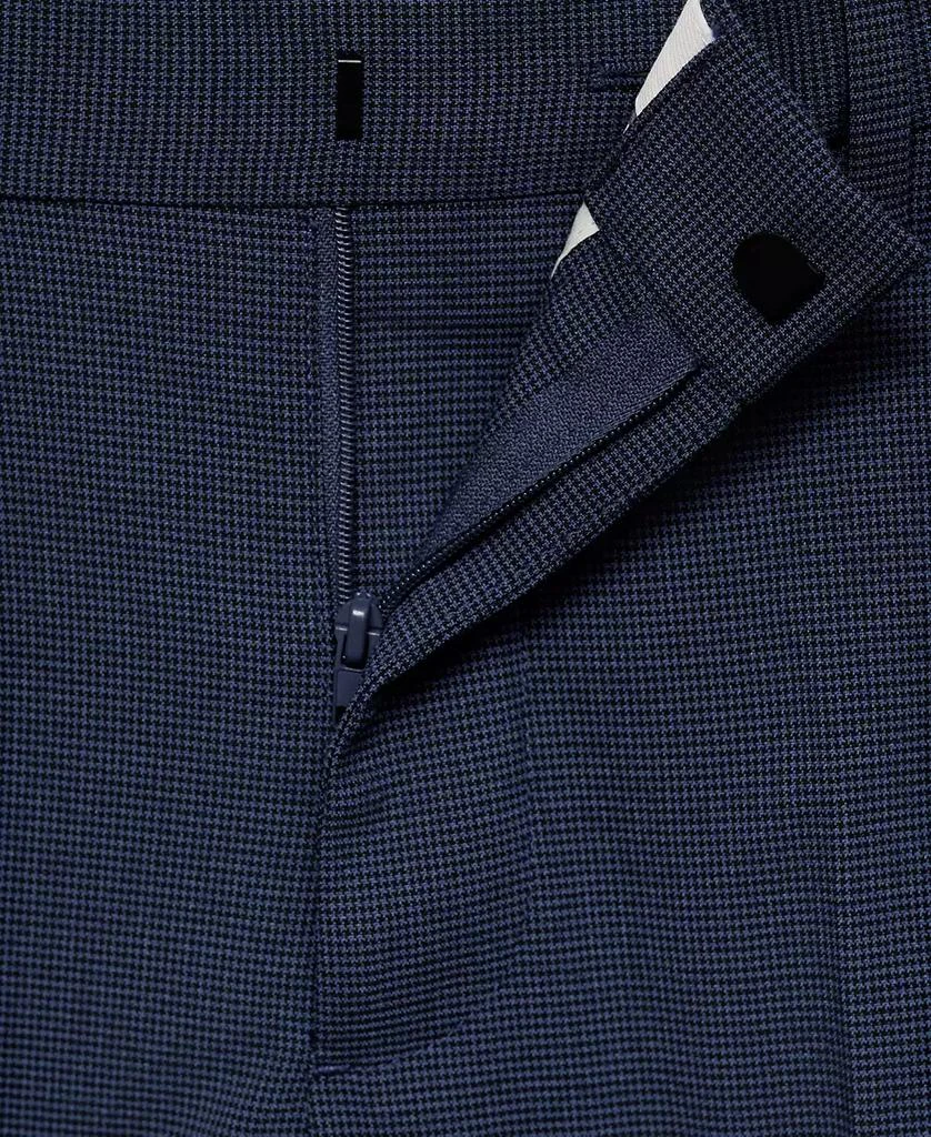 Mango Men's Stretch Fabric Super Slim-Fit Suit Pants 7