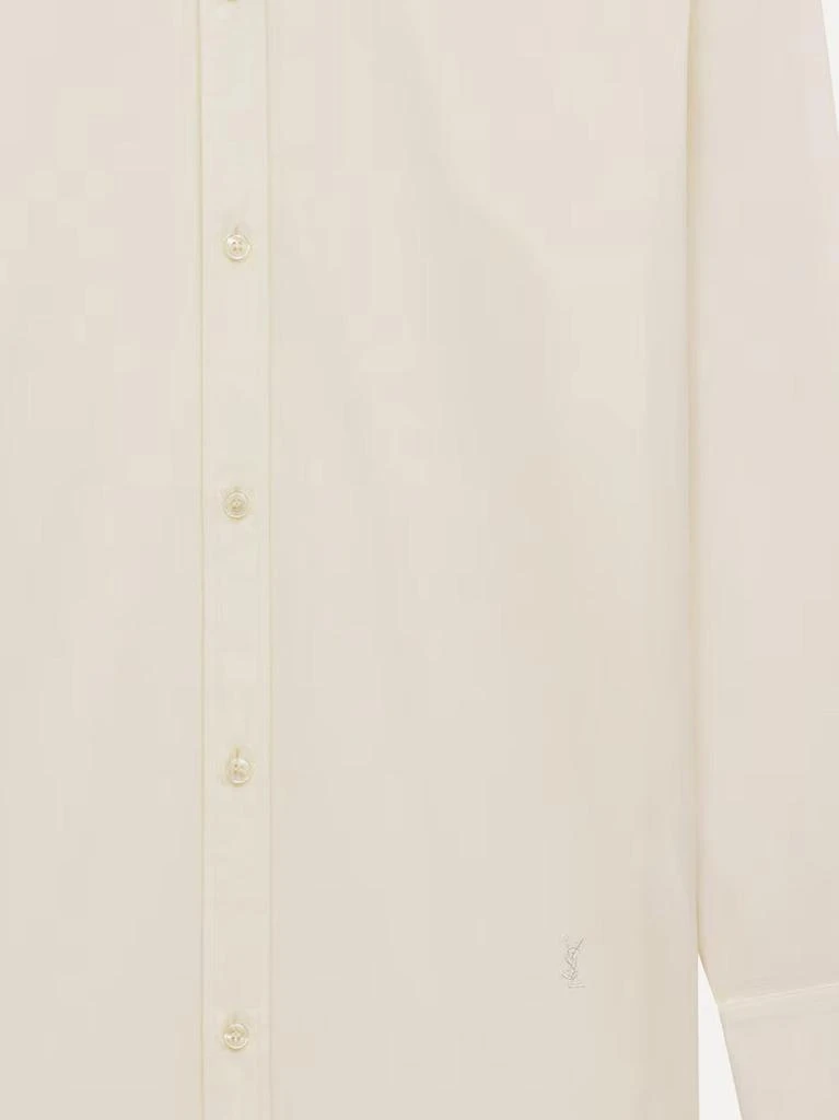 Yves Saint Laurent Certified cotton shirt with Monogram embroidery 6