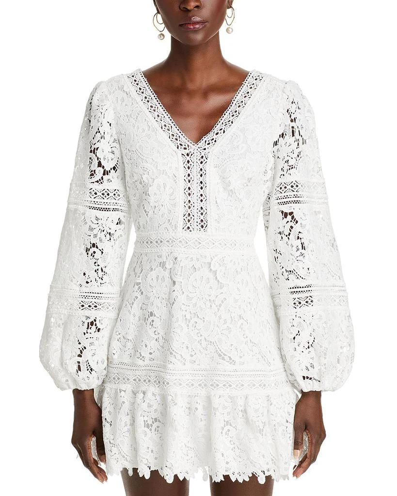 AQUA Lace Inset Dress - Exclusive 7