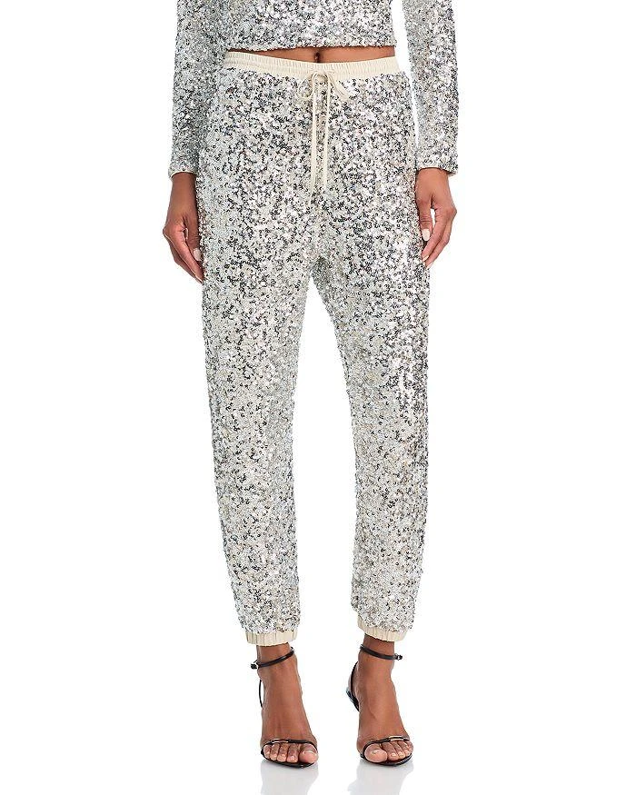 AQUA Sequin Joggers - Exclusive 1