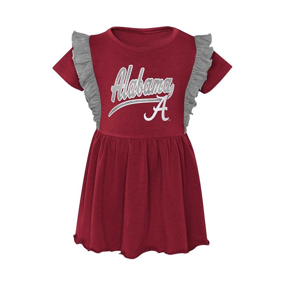 Outerstuff Girls Toddler Crimson Alabama Crimson Tide Too Cute Tri-Blend Dress