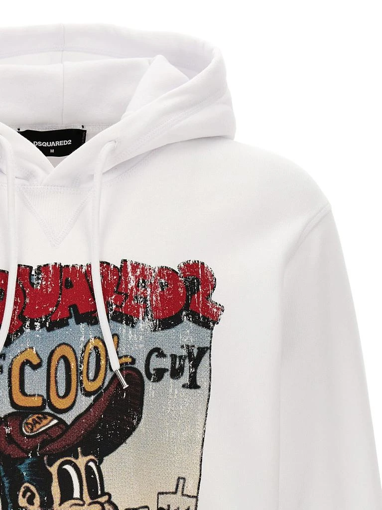 DSQUARED2 Dsquared2 Graffiti Printed Drawstring Hoodie 3