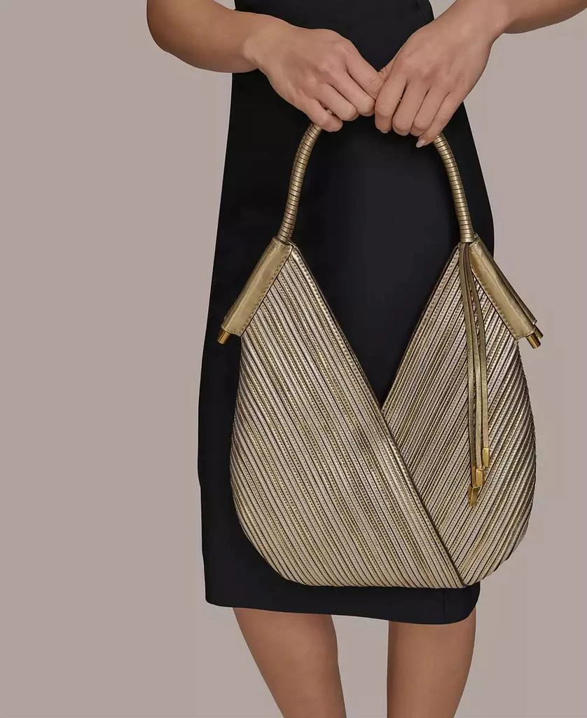 Donna Karan Baldwin Mini Metallic Shoulder Bag 7
