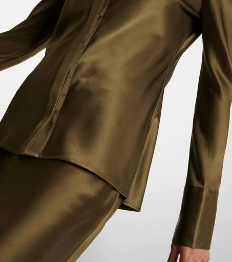 Joseph Brunel silk satin blouse 6