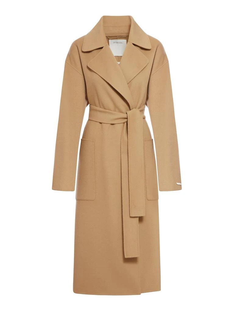 Sportmax Sportmax Belted Long-Sleeved Coat 1