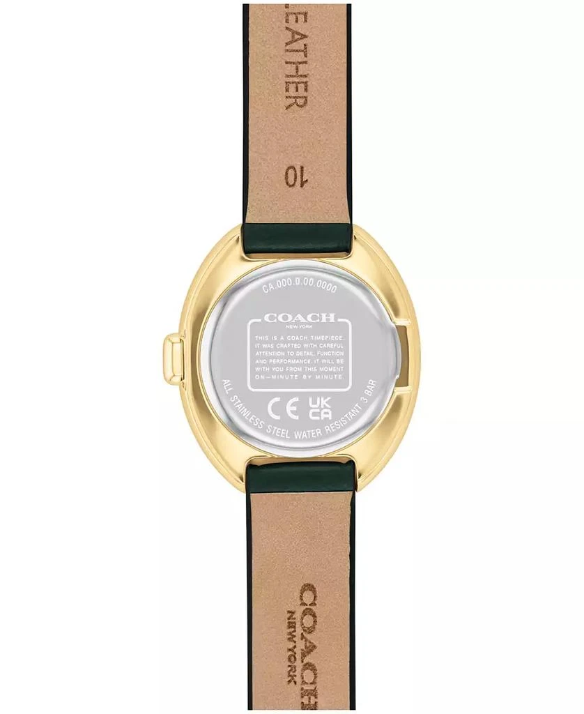 Coach Women's Sammy Green Leather Strap Watch, 22.5mm 3