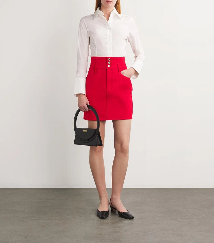 FRAME x Carolina Herrera Denim Mini Skirt 2