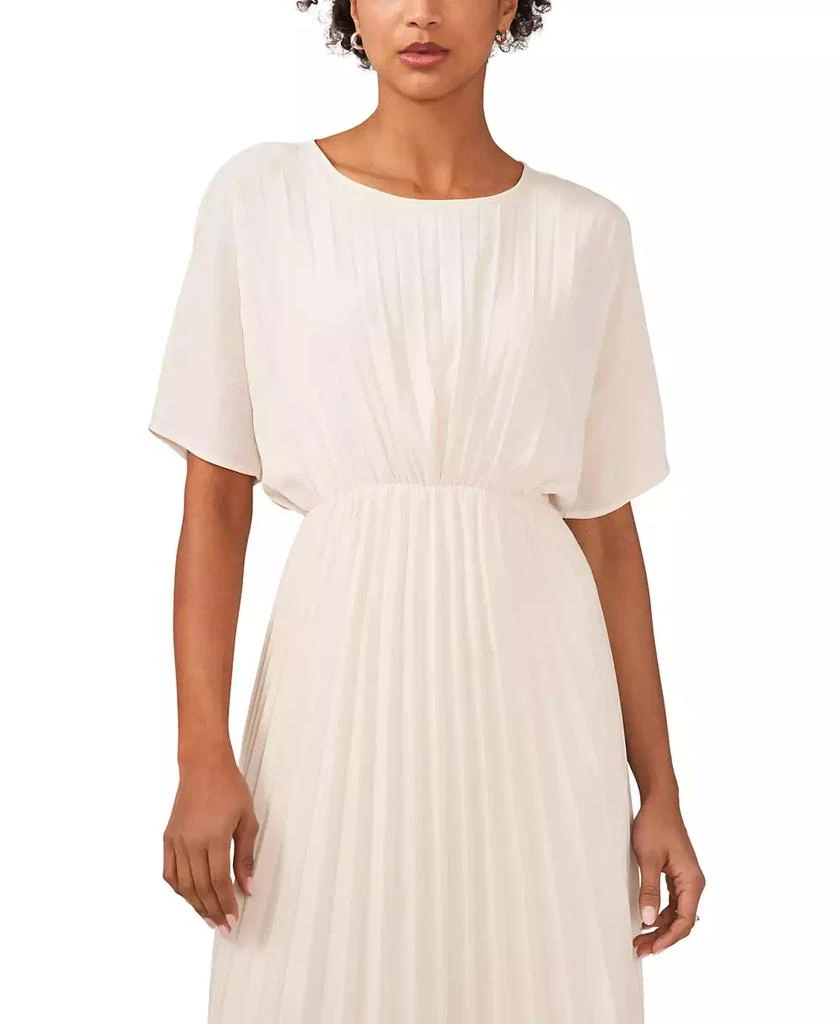 MSK Petite Pleated Dolman-Sleeve Midi Dress 3