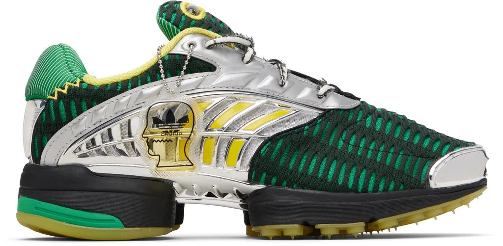 adidas gazelle silver green womens Adidas x Brain Dead Climacool 2 'Core Black/Impact Yellow/Silver Metallic'  -Originally $180.00 -