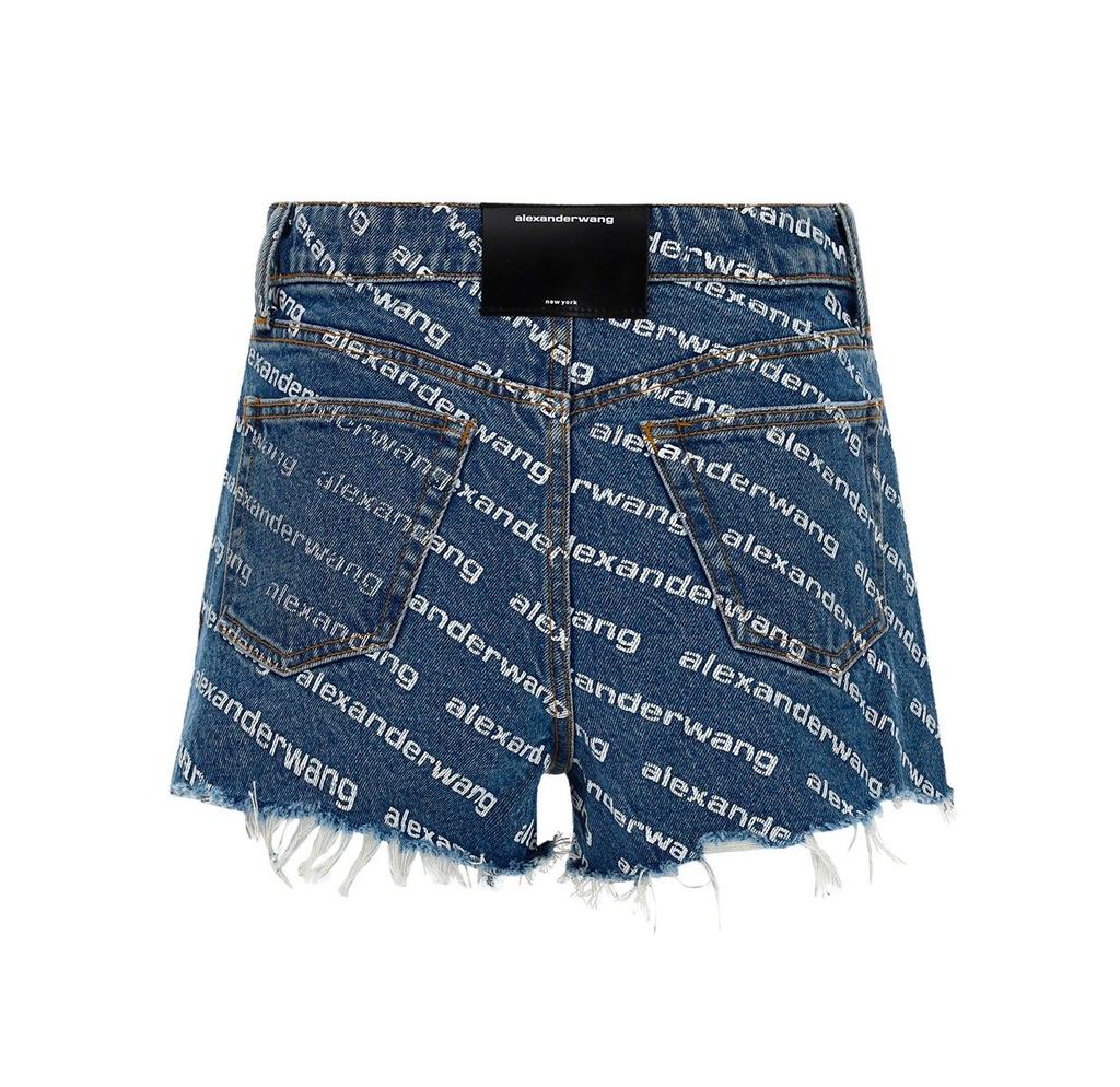 Alexander Wang Alexander Wang Bite Logo Shorts