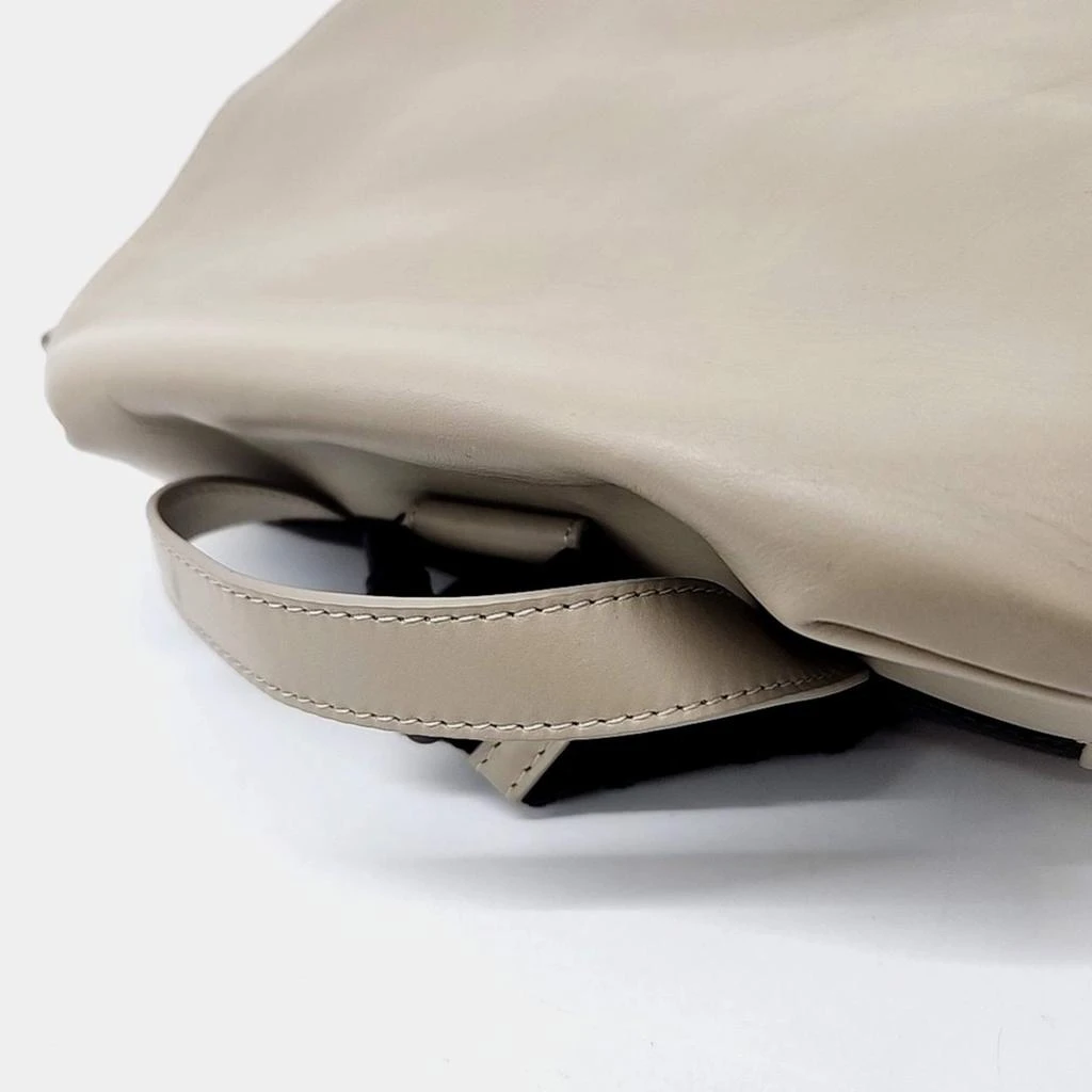 Bottega Veneta Bottega Veneta Beige Intrecciato Leather Backpack  4