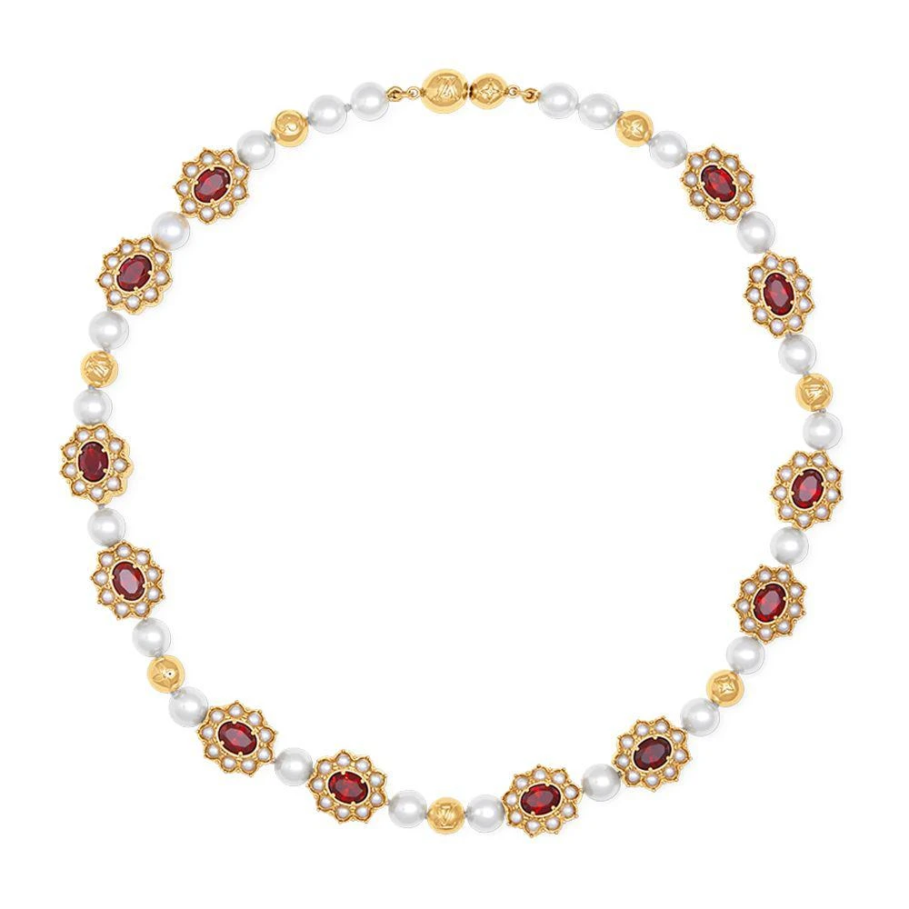 Louis Vuitton LV Dynasty Flower Necklace 4