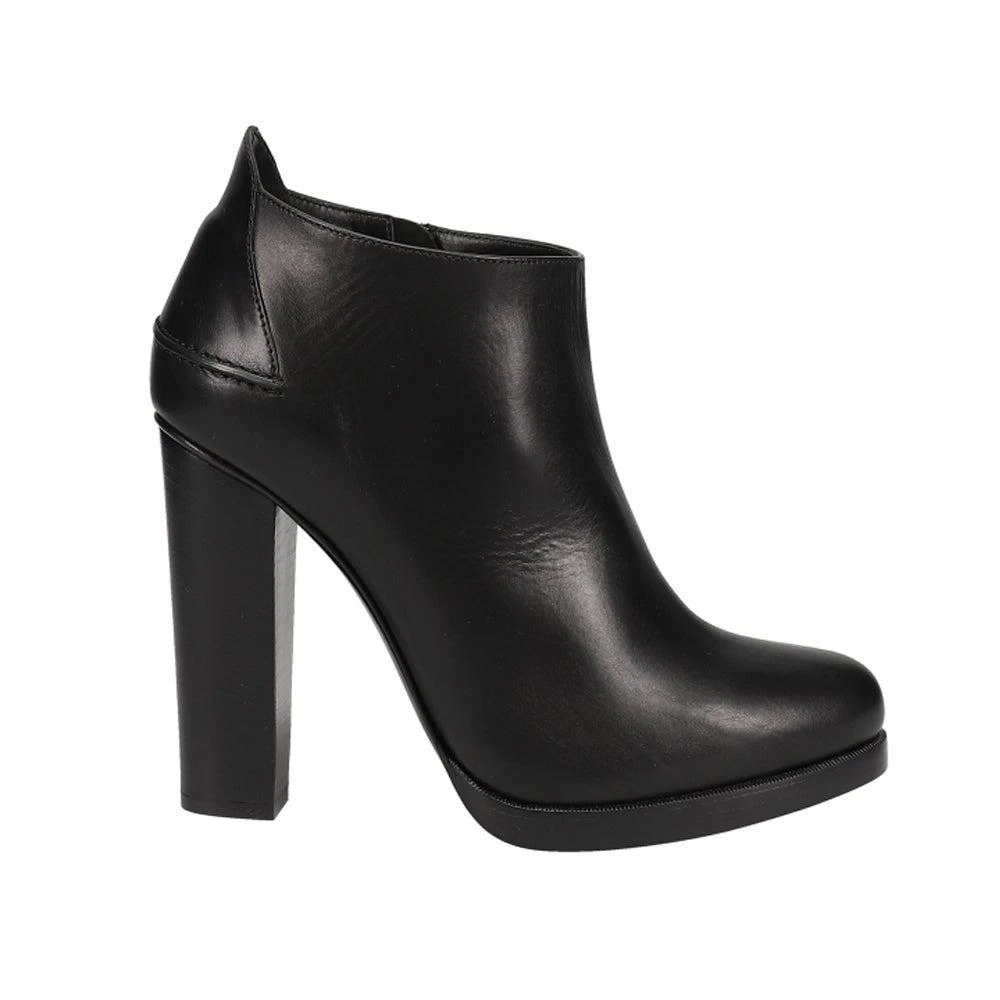 Lucchese Smooth Calf Round Toe Booties 1