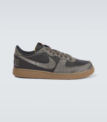 NIKE Terminator Low leather and suede sneakers