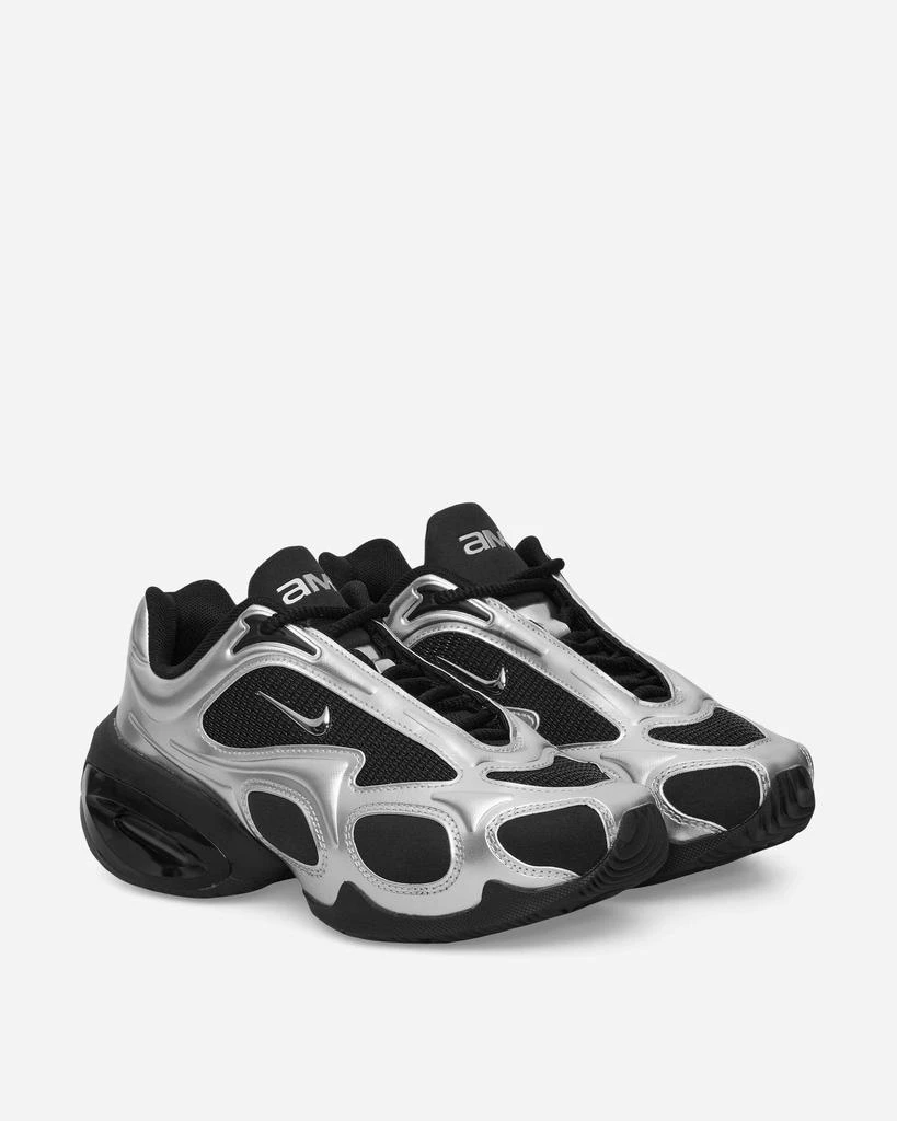 NIKE Women's Air Max Muse Sneakers Black / Metallic Silver 3