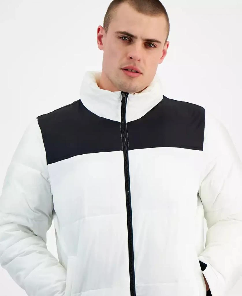 Club Room Men's Colorblocked Quilted Full-Zip Puffer Jacket, Created for Macy's 2