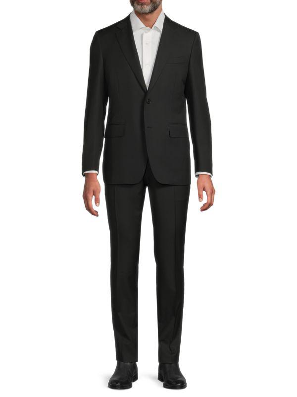 Canali ​Modern-Fit Solid Wool Two-Button Suit